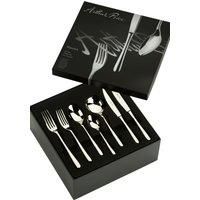 Arthur Price Warwick Stainless Steel Cutlery Set, 84 Piece/12 Place Settings