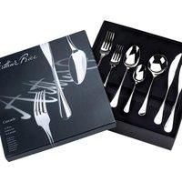 Arthur Price Cascade 42 Piece 6 Person Set, Stainless Steel, 28 x 17 x 8 cm