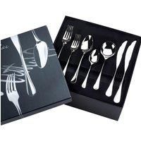 Arthur Price Cascade 84 Piece 12 person Set, Stainless Steel, 28 x 28 x 11 cm