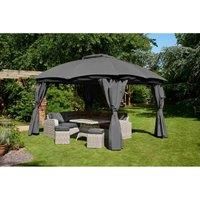 Glendale Rio Gazebo 3x3.65m Grey