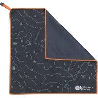 Ordnance Survey Outdoor Kit OS Contour Microfibre Small Towel