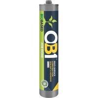 OB1 Bio Based Grey Multi-Surface Construction Sealant & Adhesive | Hybrid Technology | Excellent Chemical Resistance | Water Resistant | Weather Resistant | 290ml