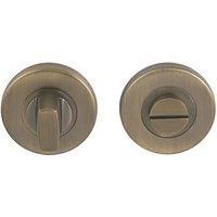 Stainless Steel Bathroom Thumb turn & Release Antique Brass Frisco 34925