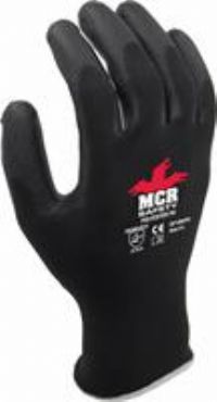 Mcr Safety General Purpose Glove Gp100 Black Pu - 8