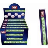 M.Y Table Tennis Balls | Box of 6 Table Tennis Balls