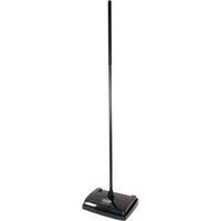 Ewbank 525 Manual Floor and Carpet Sweeper, Lightweight Speedsweep Floor Cleaner with Low Profile Body to Reach Under Furniture, Black