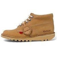 Kickers Kick Hi Womens Tan / Natural Nubuck Boots