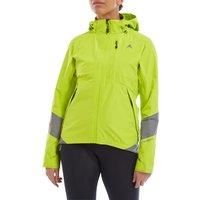 Altura Womens Typhoon Waterproof Reflective Cycling Jacket - Lime - 16