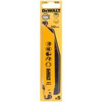 5 X DEWALT DT2346 152MM BI-METAL METAL CUTTING RECIP SAW BLADES BOSCH S922EF