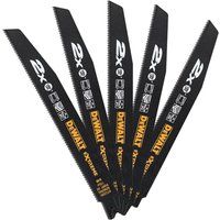 Dewalt DT2308L-QZ Reciprocating Blades, 228 mm, Set of 5 Pieces