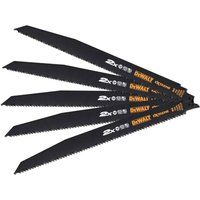 DeWalt Extreme 2X Life Wood and Nails Reciprocating Saw Blades 305mm Pack of 5