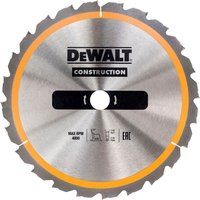 Dewalt DT1948-QZ Construction Circ Saw Blade, Yellow, 165 x 20 mm