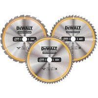 DeWalt DT1964 305mm 24/48/60T Series 30 Circular Saw Blade 3pk