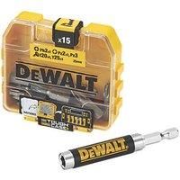 DeWalt 6.35mm Hex Shank Mixed Screwdriving Bit Set 16 Pieces (781KJ)