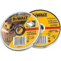 Dewalt DT42335TZ-QZ Abrasive Disc Thin INOX Tin Metal Cutting, Yellow, 115 x 1.2 mm