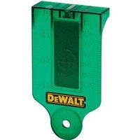 DEWALT GREEN BEAM  LASER LEVEL TARGET CARD DE0730G