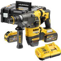 DEWALT DCH334X2-GB 54V SDS PLUS HAMMER DRILL WITH 2 X 9.0AH LI-ION BATTERIES