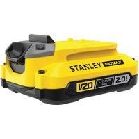 Genuine Stanley FatMax V20 SFMCB202 18v 2.0ah Lithium Ion Battery 18 Volt