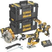 DeWalt DCK663P3 18v XR Cordless Brushless 6 Piece Power Tool Kit 3 x 5ah Li-ion Charger Case