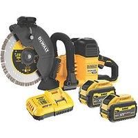 Dewalt DCS691X2 54V Brushless 230mm Cut Off Saw with 2 x 9.0 Batteries & Charger