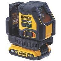 DeWalt DCLE34021 18v XR Cordless Cross Line Green Laser Level 1 x 2ah Li-ion Charger Case