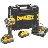 DeWalt DCF921 18v XR Cordless Brushless 1/2" Compact Impact Wrench 2 x 5ah Li-ion Powerstack