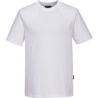 Portwest Anti-Static ESD T-Shirt, Size: M, Colour: White, AS20WHRM