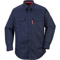 Portwest Bizflame 88/12 FR Shirt, Size: XL, Colour: Navy, FR89NARXL