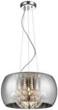 Impex Potenza Metal 3 Light Pendant Light - Chrome