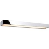 Firstlight Zulu Modern Style LED 60cm Up/Down Light Bar 18W Warm White in Chrome and Opal