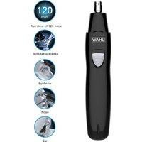 Wahl Nose Hair Trimmer for Men and Women 3-in-1 Ear and Eyebrow Trimmer, Rechargeable, Washable Heads