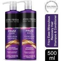 John Frieda Hair Repairing Shampoo and Conditioner, 2 x 500 ml