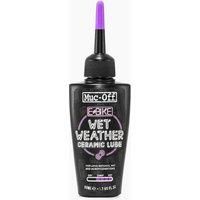 Muc-Off E-Bike Wet Chain Lube, 50 Millilitres - Premium Electric Bike Chain Lubricant With UV Tracer Dye - Formulated For Wet Weather Conditions