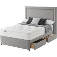 Silentnight Mirapocket 1200 Which Best Buy 4Drawer Storage Divan Bed Set Grey  135cm