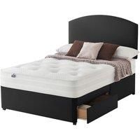 Silentnight Mirapocket 1200 WBB 135cm 2 Drawer Divan Bed Set - Ebony