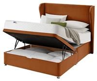 Silentnight 1000 Pkt Memory Double Ottoman Divan Bed - Amber