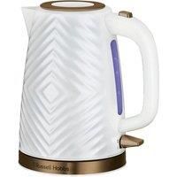 RUSSELL HOBBS Groove 26381 Jug Kettle - White