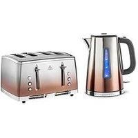 Russell Hobbs Eclipse Copper Kettle & Toaster Bundle