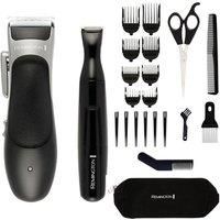 Remington Mens Cordless Hair Clippers Set 8 Length Combs 3-25mm HC367