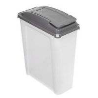 25L Recycle Bins Flap Lid Plastic Recycling Bin Kitchen Waste Rubbish Dustbin UK