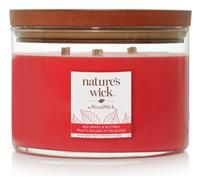 Natures Wick Large Multi Wick Candle - Redberry & Nutmeg