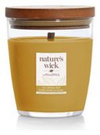 Nature's Wick Medium Jar Candle with Lid - Sun Ripened Pear