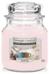 Yankee Home Inspiration Medium Candle Marshmallow Snowflakes