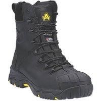 Amblers FS999 Mens Safety Work Boots Side Zip Hi Leg Nubuck Leather Thinsulate