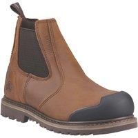 Amblers Safety Fs225 Safety Boot, Brown, Size 6