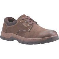 Cotswold Thickwood Burnished Leather Memory Foam Mens Brown