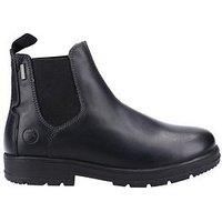 Cotswold Farmington Mens Casual Formal Leather Chelsea Boots Black