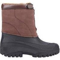 Cotswold Venture Waterproof Winter Boot Junior Brown