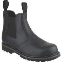 Amblers FS5 Goodyear Welted Pull on Safety Dealer boots Black P SRA Leather