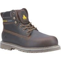 Amblers FS164 Goodyear Welted Lace up Industrial Safety boots Brown SRA Leather